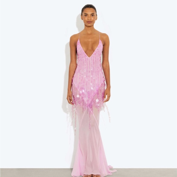 Rat & Boa Pink Maxi Dress - Picture 4 of 4